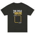 Cycle of Abuse Tee, Yellow (Oversized)